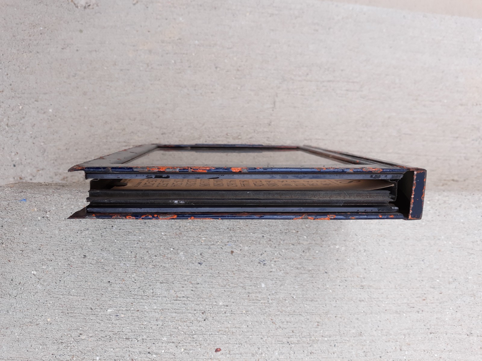 GAS PUMP PRICE BOX SIGN WITH BRACKET DOUBLE SIDED