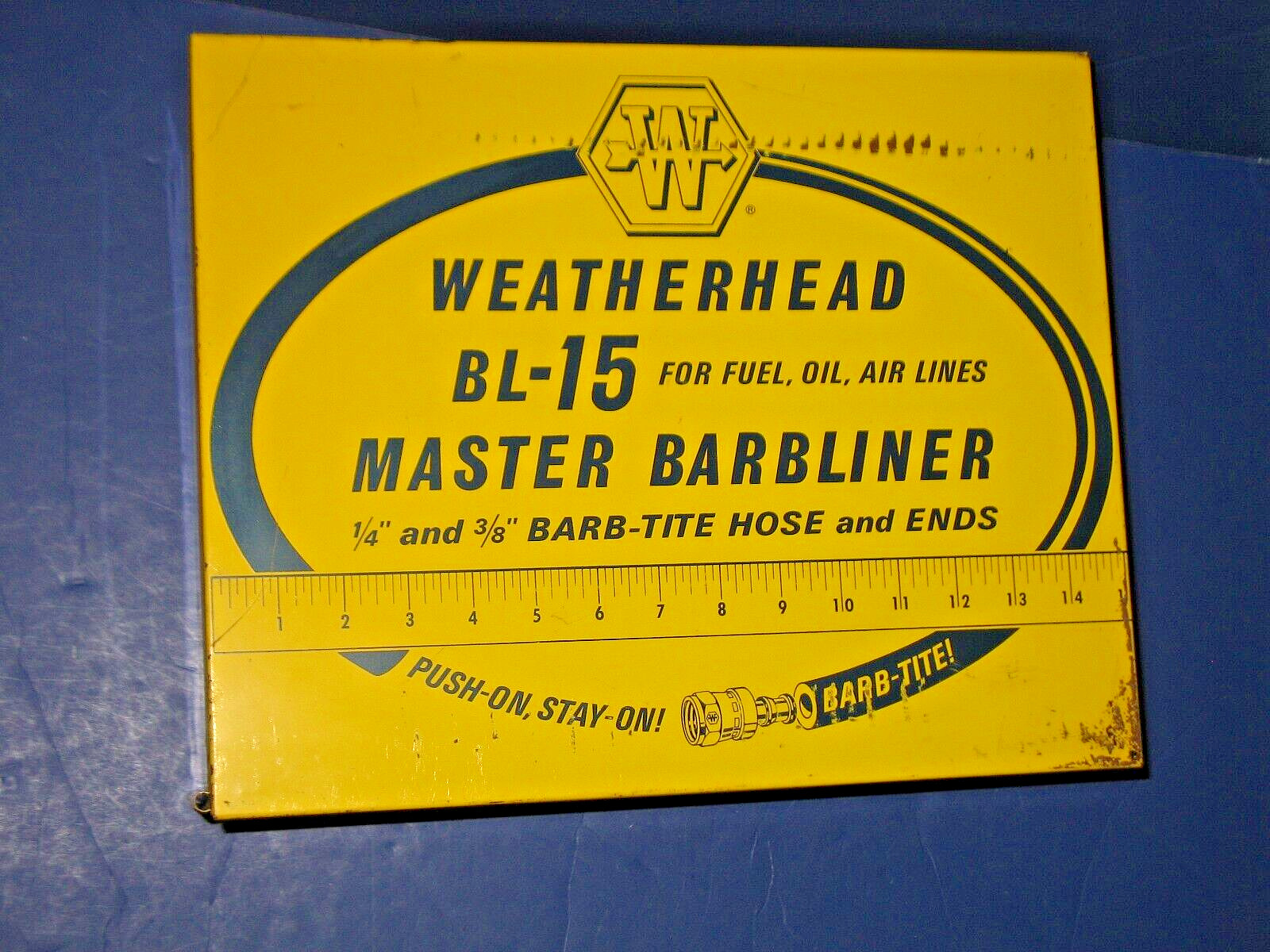 WEATHERHEAD – VINTAGE 20 SLOT + 2 COMPARTMENT ADVERTISING PARTS AUTO GAS OIL