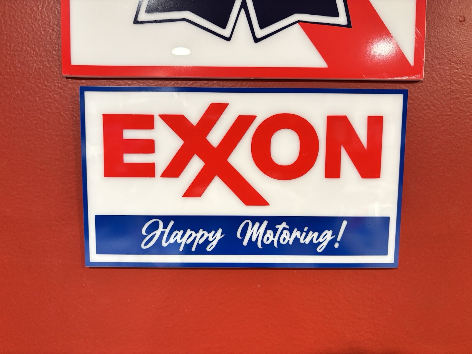 Handmade Texaco Acrylic & Vinyl Sign Many SzsNOT Cheap Tin/NO Printing-Oil & Gas