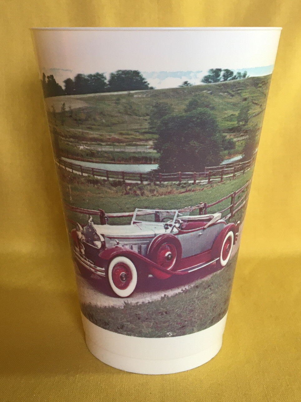 Lot Of 5 Vintage Classic Car Collector’s Cups Mohawk Gas Station Canada