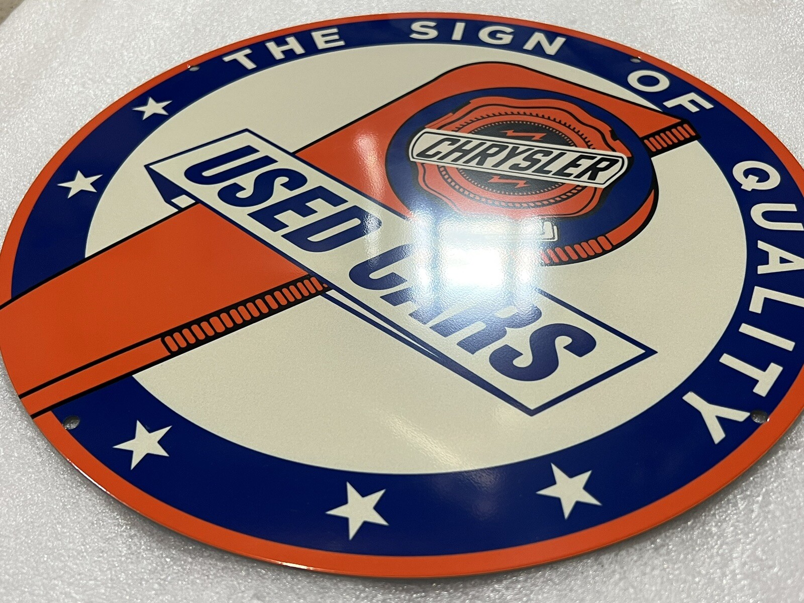 Plymouth Mopar Chrysler used Cars Heavy Steel Metal Vintage Style Sign