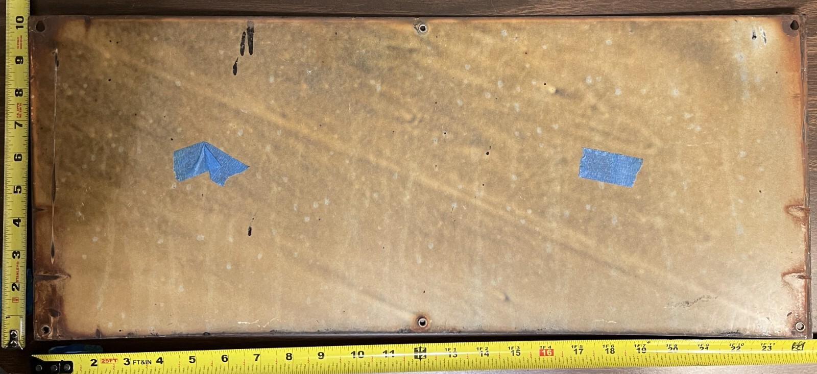 Vintage Porcelain Oil Field Sign – C.W.O.&D. Co. 53-27