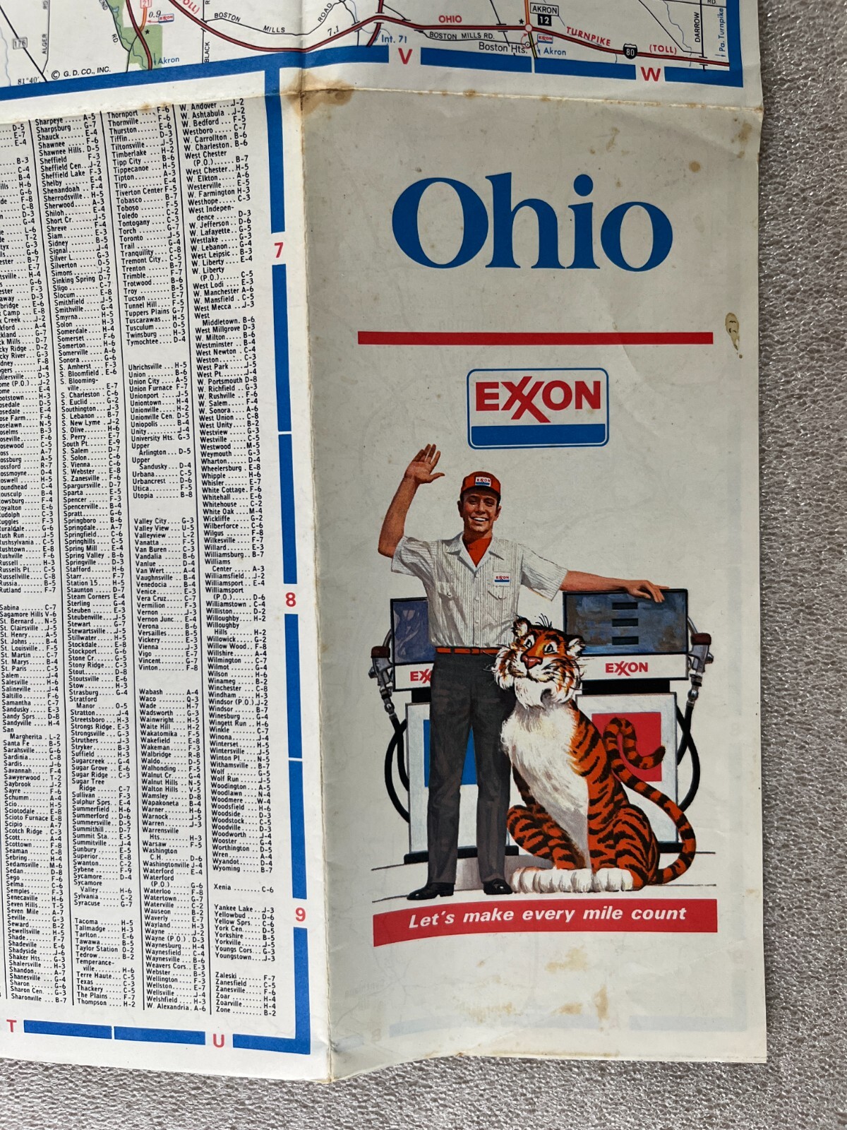 Antique gas station state maps YOU PICK $9.99 each!! Vintage ephemera travel 70s
