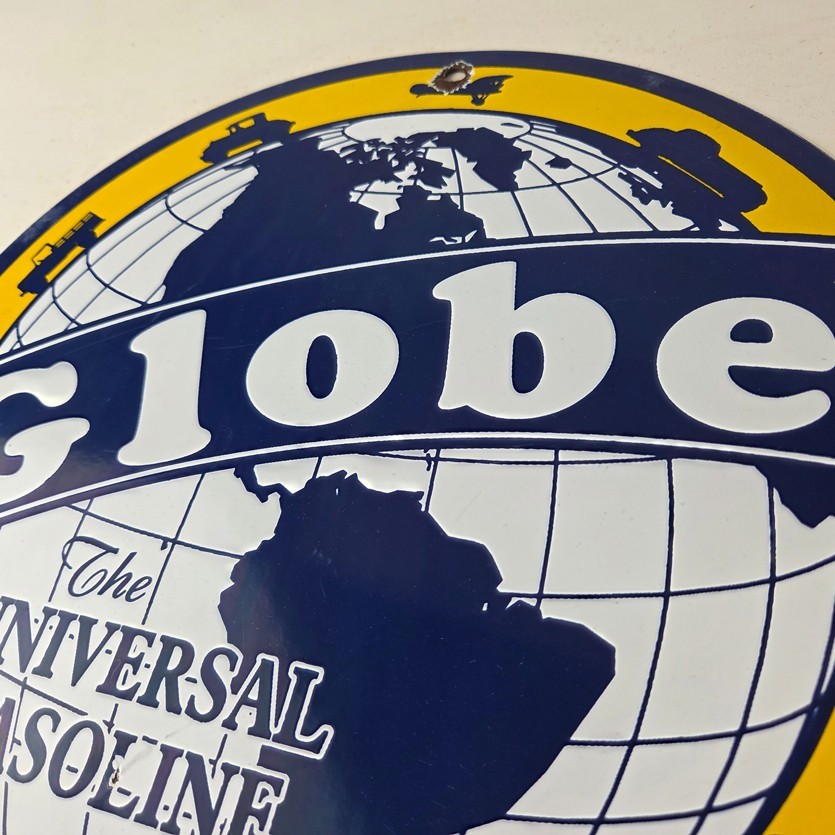 Vintage Globe Sign – Universal Gas Service Station Porcelain Pump Sign