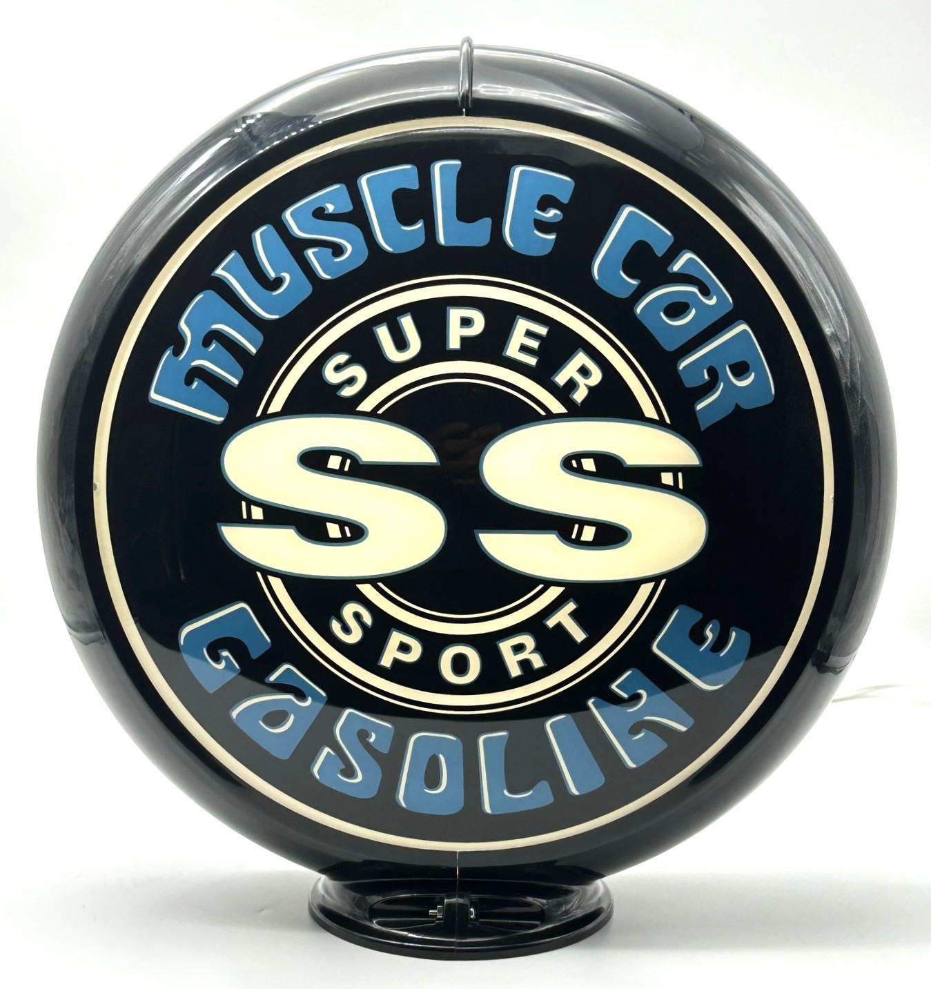 NEW SS MUSCLE CAR GASOLINE 13.5″ Gas Pump Globe – CHEVY SS FANS CK THIS OUT!