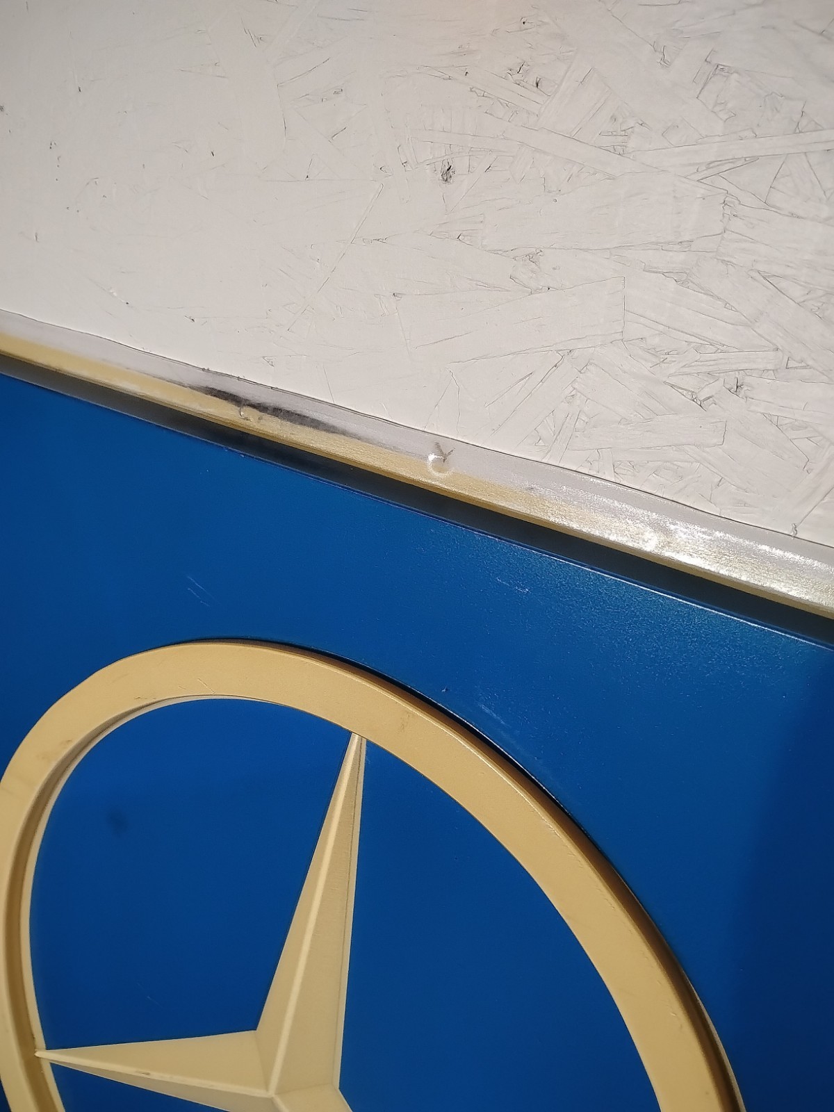 Mercedes Benz Dealership Sign Panel 3’x4′ -Vintage -Rare “Used Cars” Version -#1
