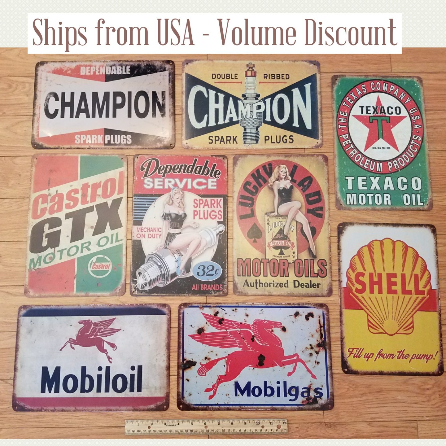Union 76 Racing Fuel Oil Tin Sign Gasoline Lube Logo Pump Man Cave Petroleum Art