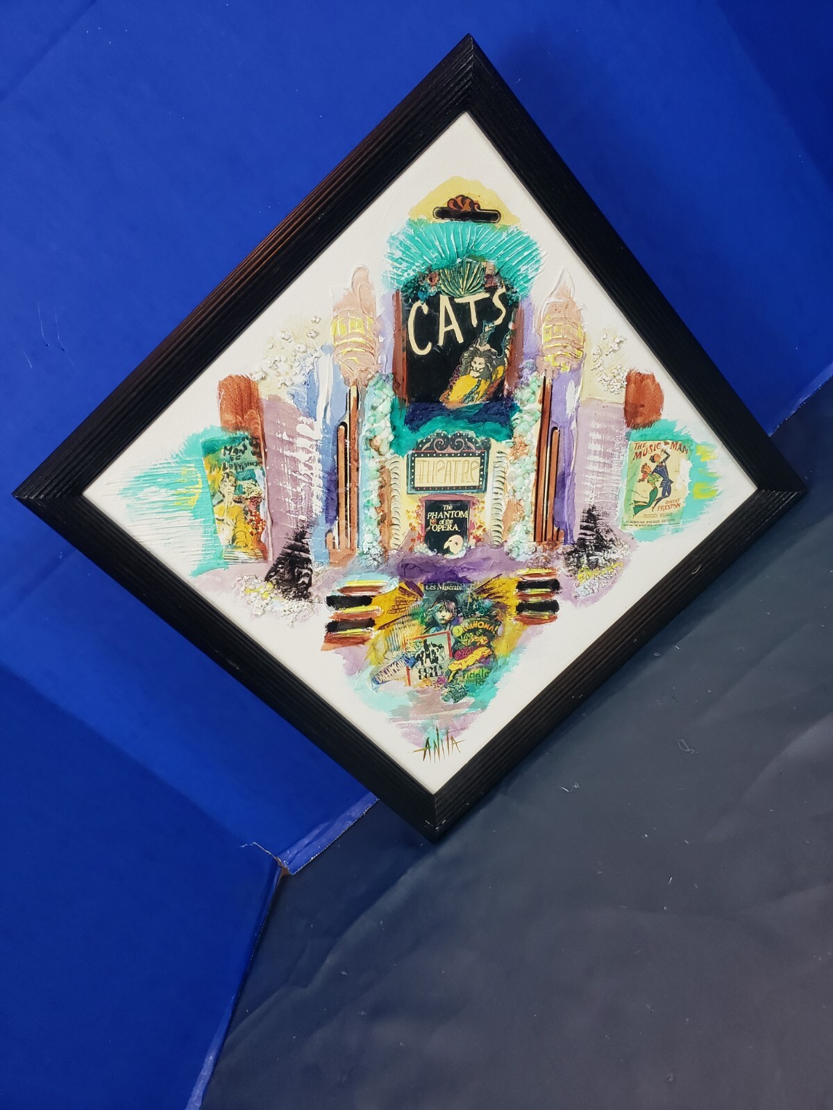 New York Theater Play “Cats” Sign Poster 13.5″