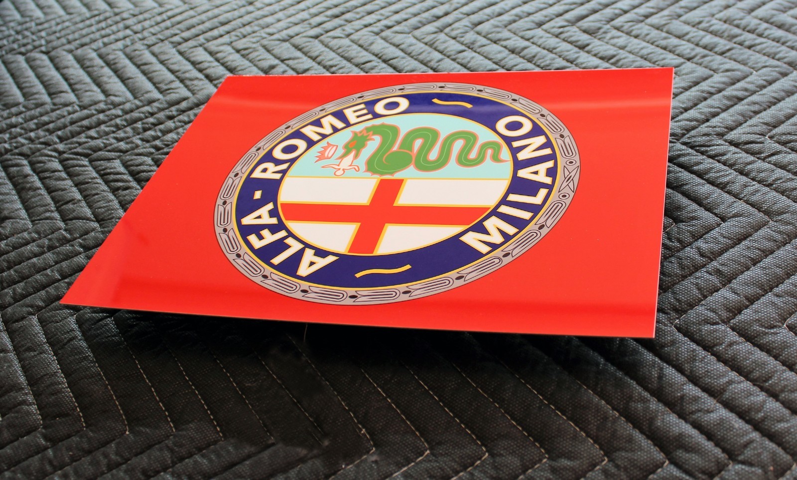 Alfa Romeo Emblem Metal Sign, Small