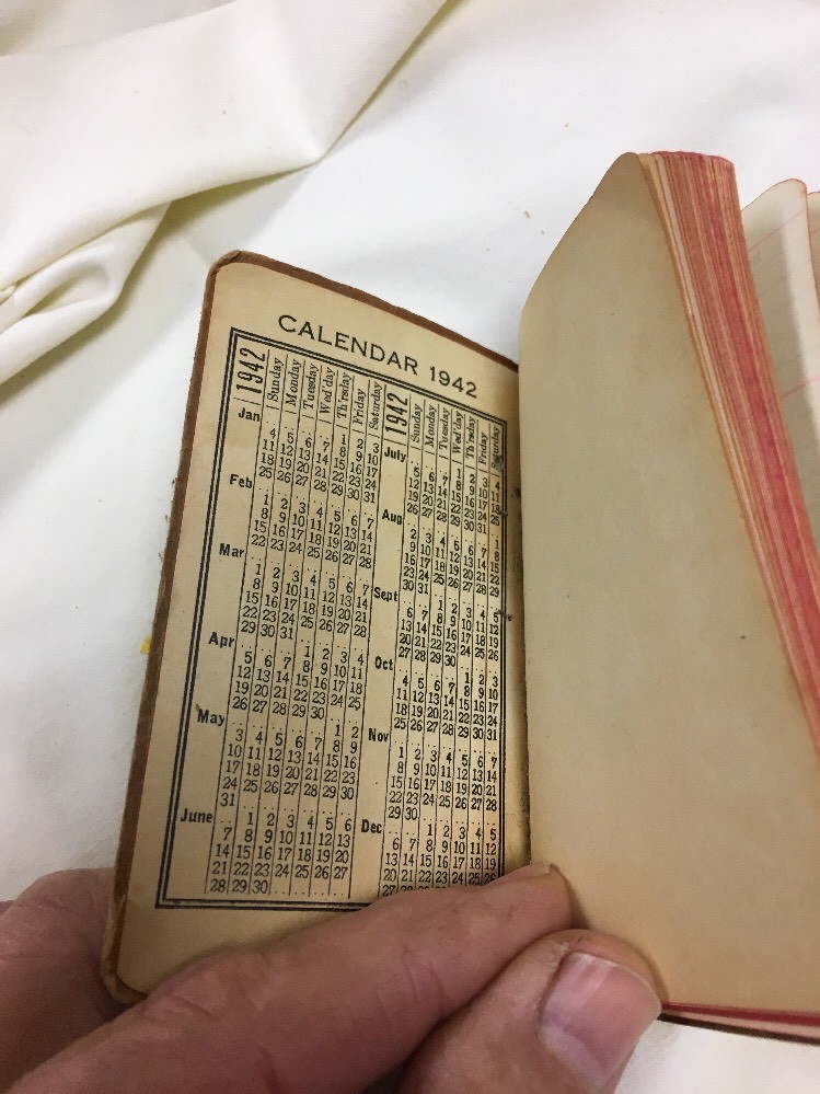 VINTAGE SHELL OIL-1942 SHELL Calendar Appointment BOOKLET