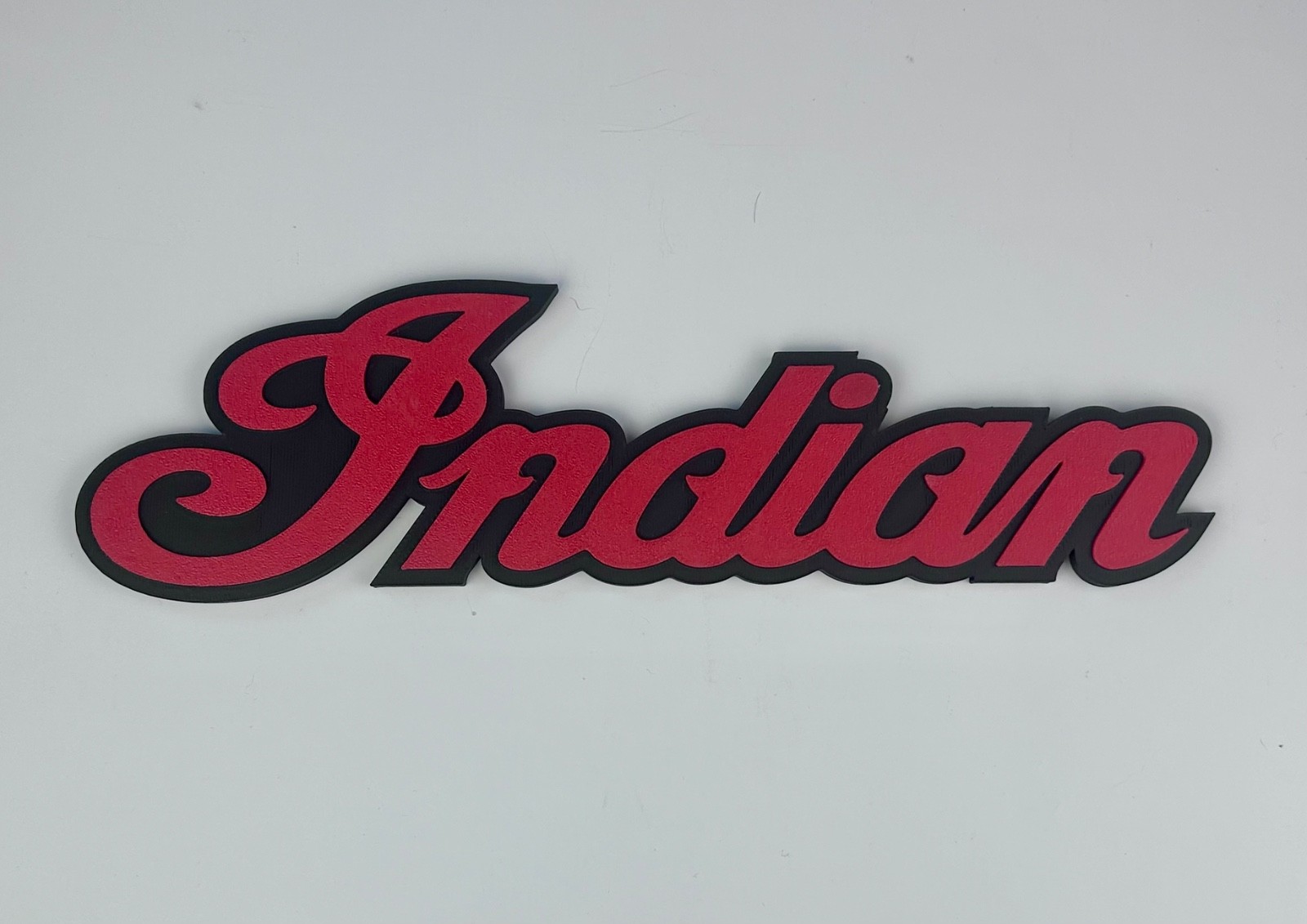 STL FILE – 2 part INDIAN MOTORCYCLES SIGN – Indian logo – Indian wall sign