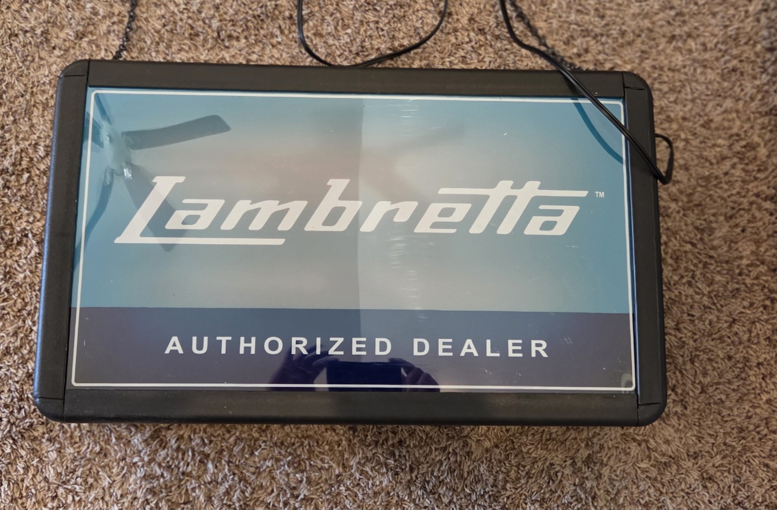 Lambretta Scooters Illuminated Dealership Sign