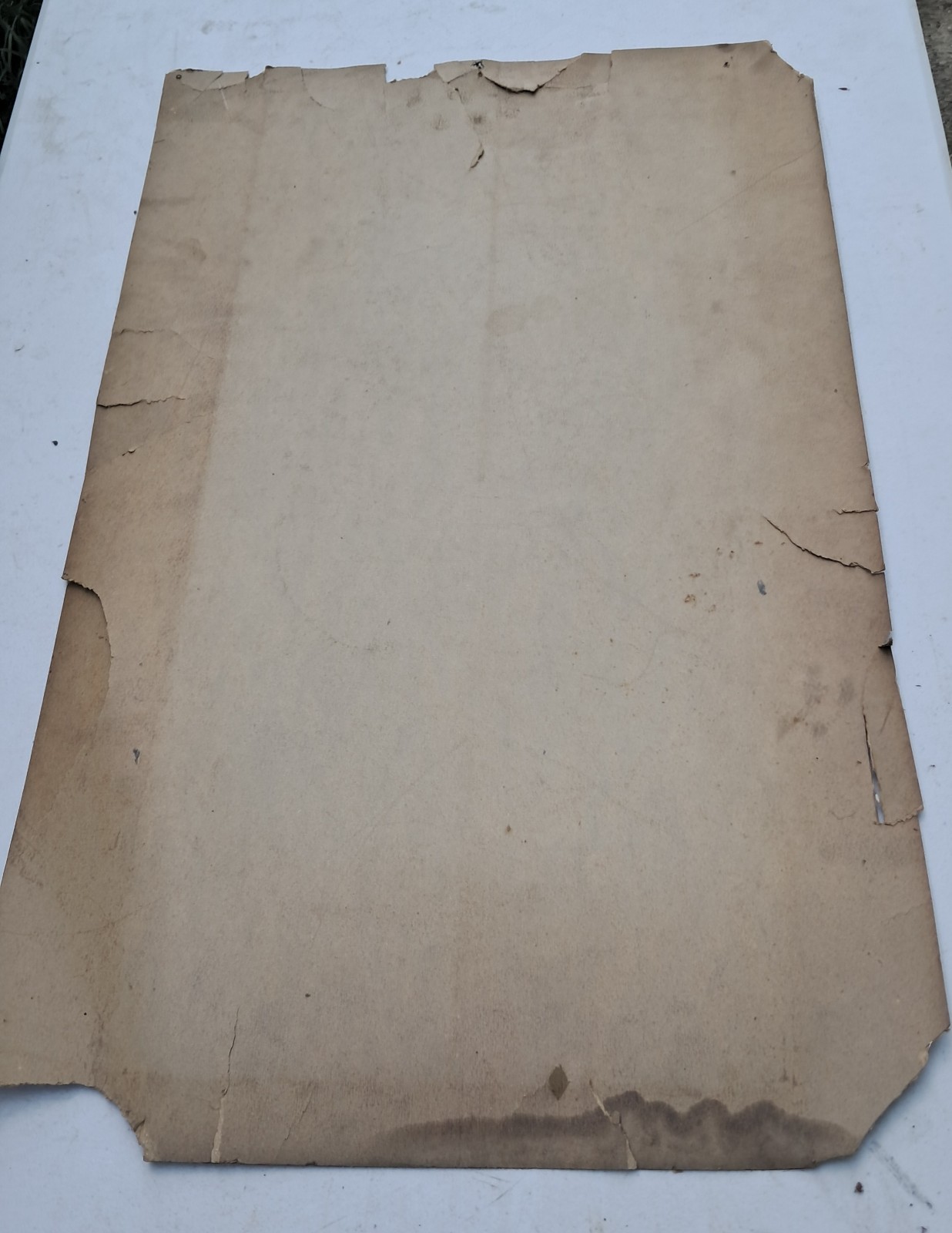 1948-1955 Kendall Motor Oil CARDBOARD l Sign: ” Free Shipping