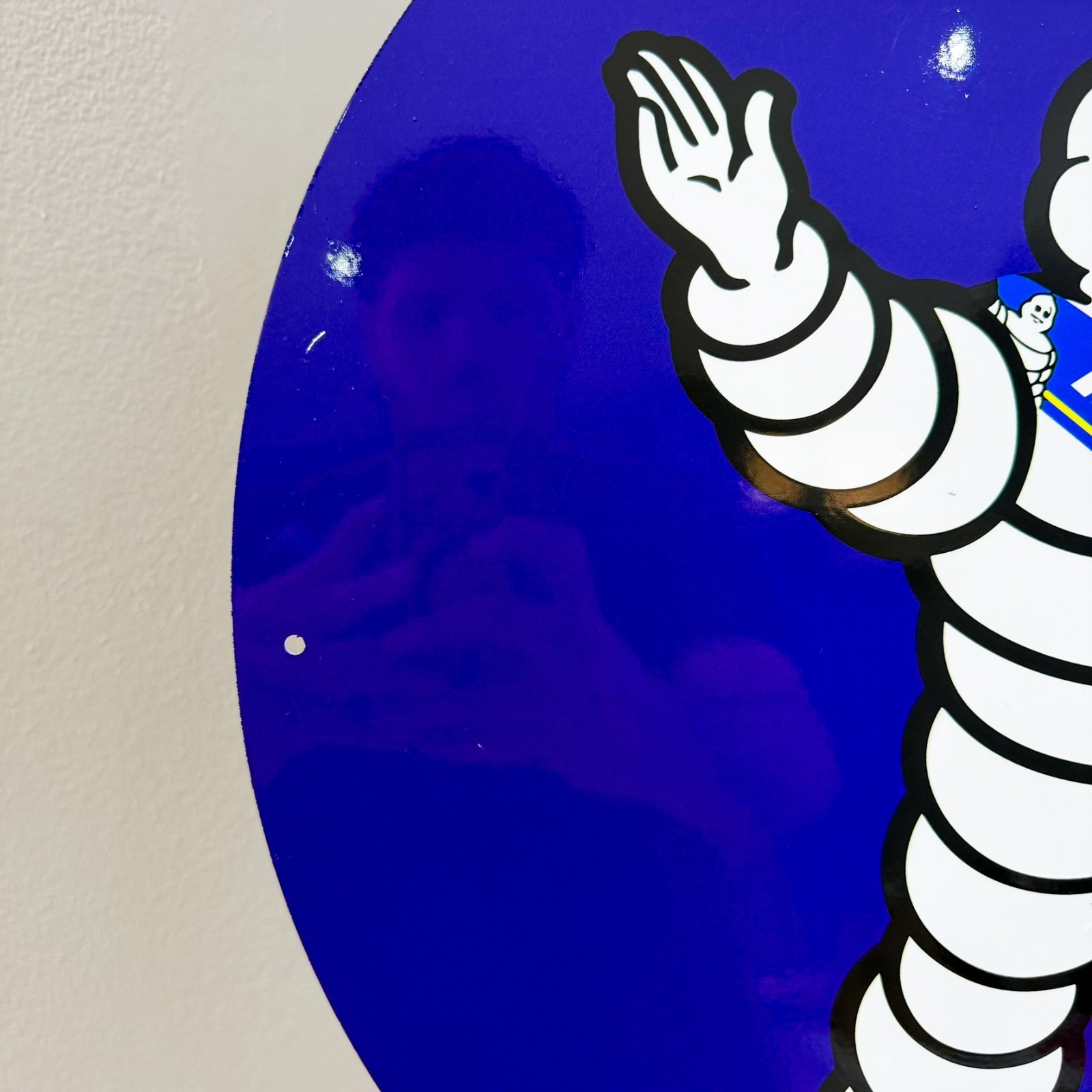 Michelin Bibendum – Iconic Tire Man Vintage Heavy Metal Sign – 50 cm (19.7”)