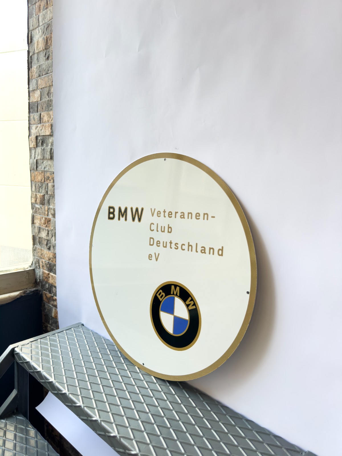 BMW Veteranen Club Deutschland e.V. Sign Official Heritage Emblem Metal Sign