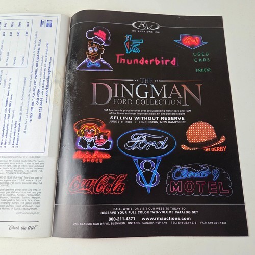 Original Gasoline Magazine for Porcelain Signs Lion Sign Sunoco Gas Station Ad!