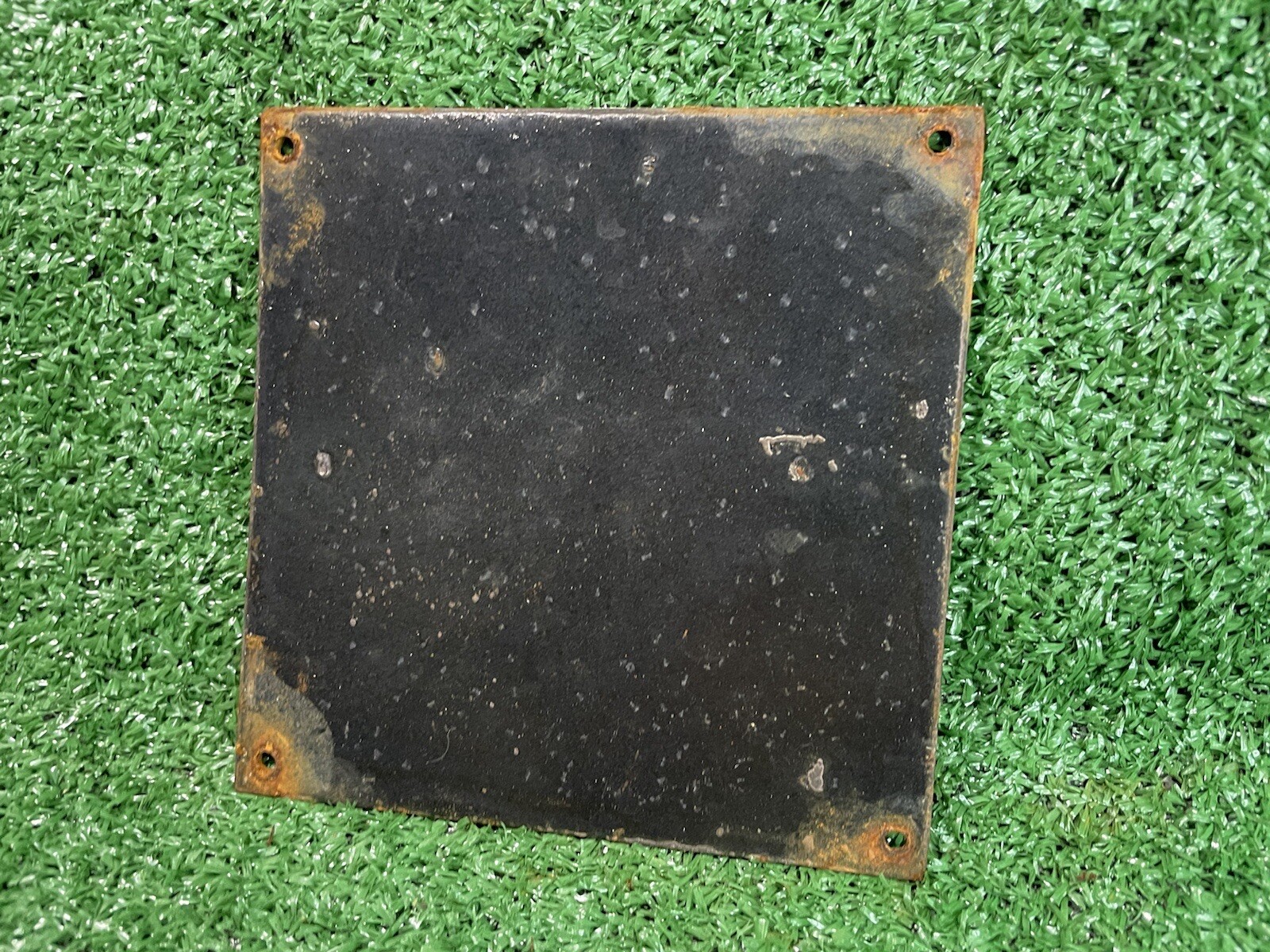 VINTAGE BRITISH AMERICAN OIL PORCELAIN SIGN GAS COMMERCIAL REFINING LUBRICANTS