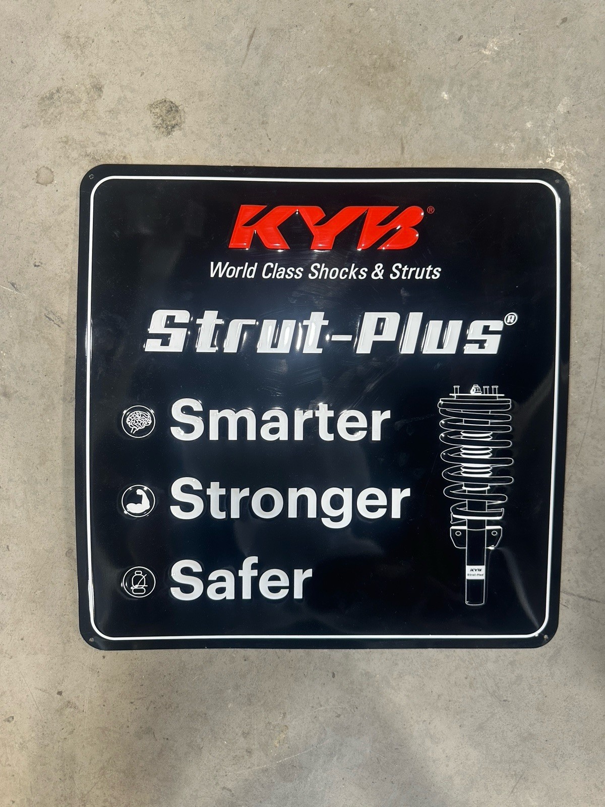 Metal Kyb World Class Struts And Shocks Sign 18×18