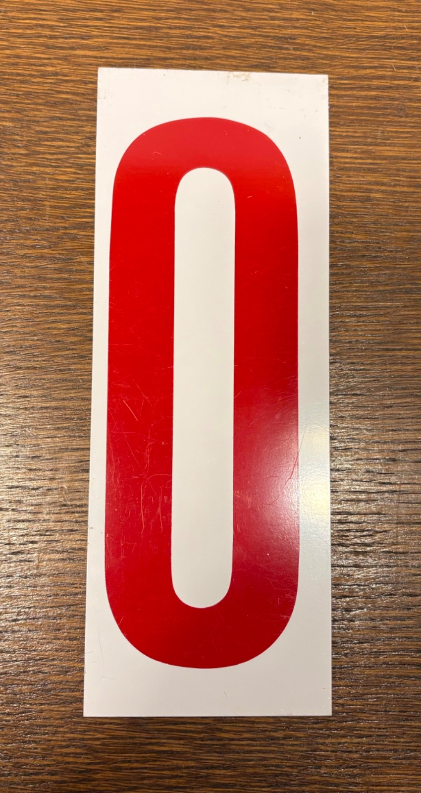 Vintage Metal Gas Station Price Red Numbers Sign Single Sided You Choose