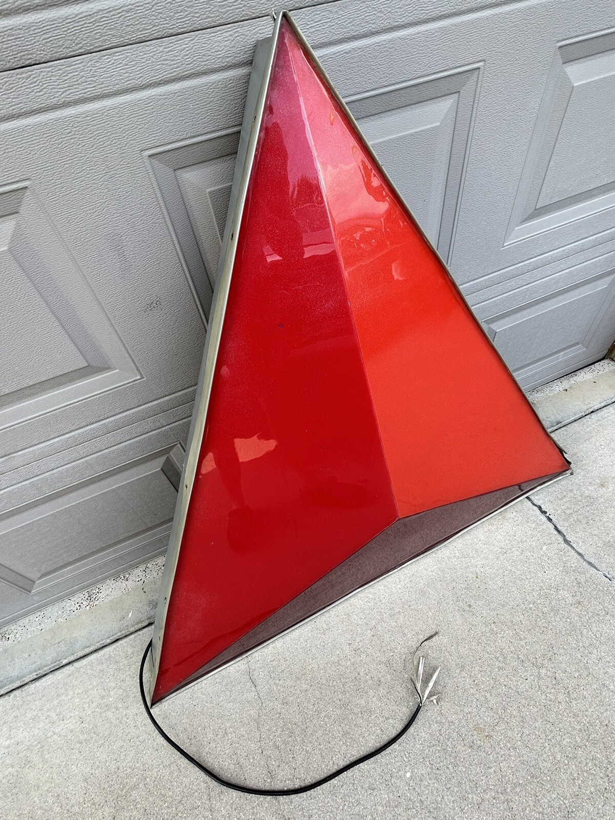 Vintage Gas Service Station Sign Famous CITGO Trimark Logo 28 1/2” Electric