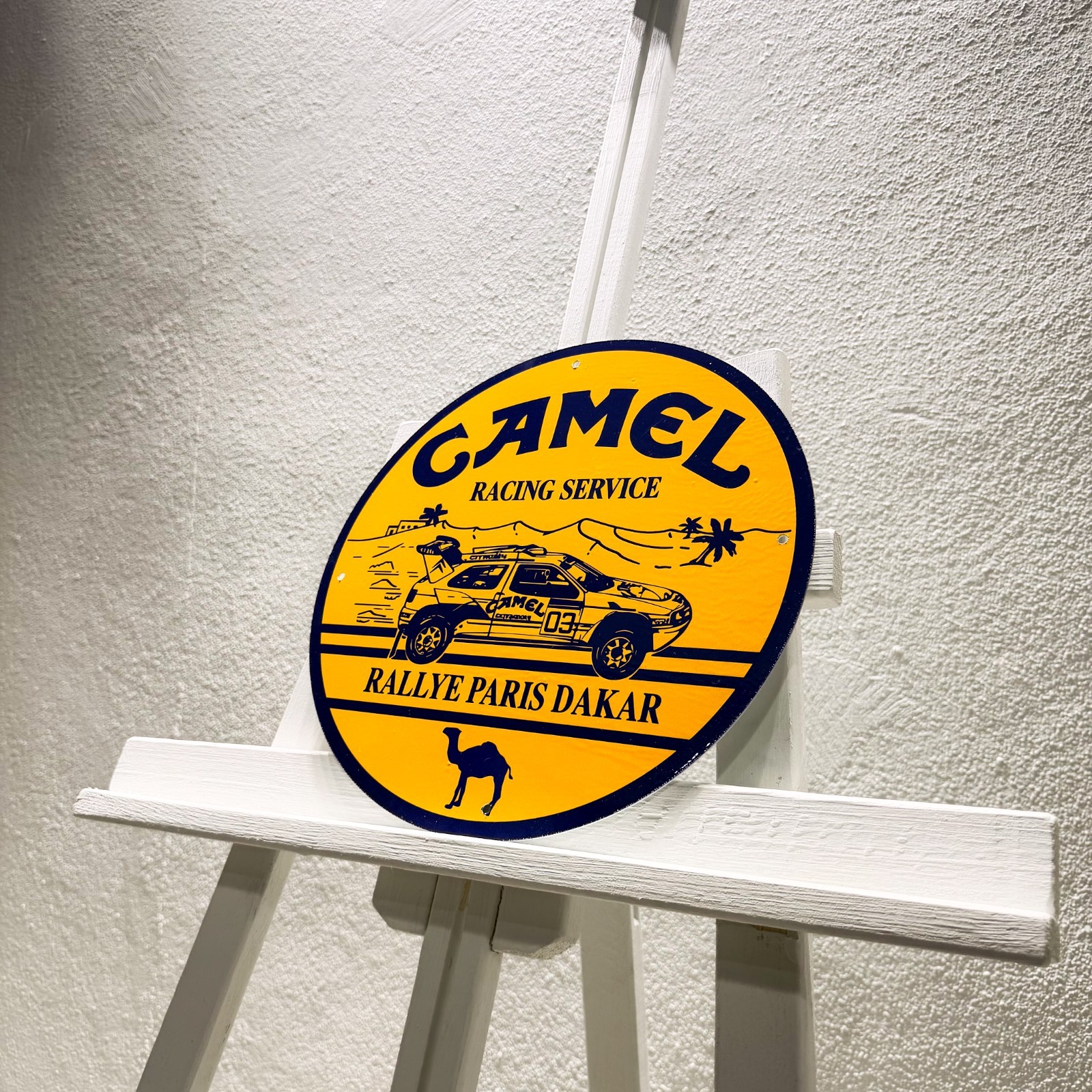 Camel Racing Service Rallye Paris Dakar Heavy Metal Sign – 30 cm (11.8”)