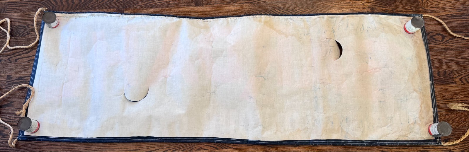 Large Vintage Bardahl Add It To Your Gas and Oil Canvas Cloth Banner 66”x22”