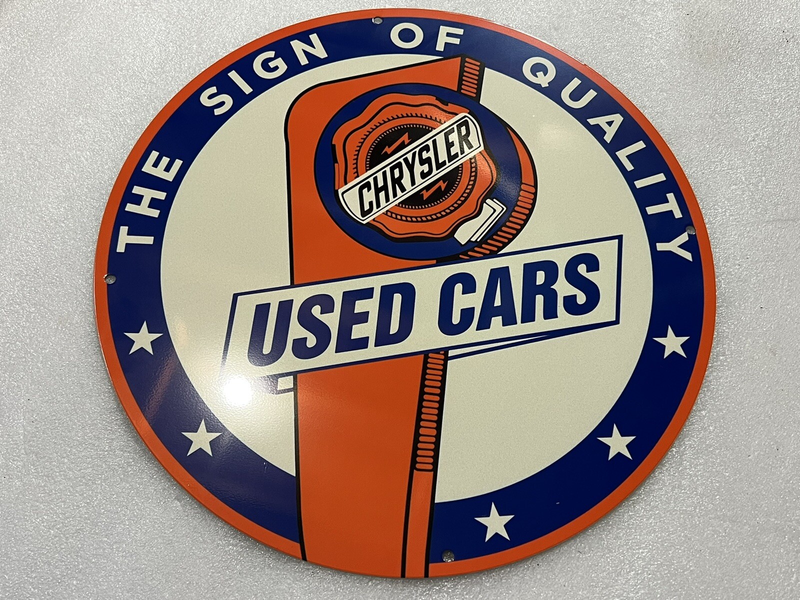 Plymouth Mopar Chrysler used Cars Heavy Steel Metal Vintage Style Sign
