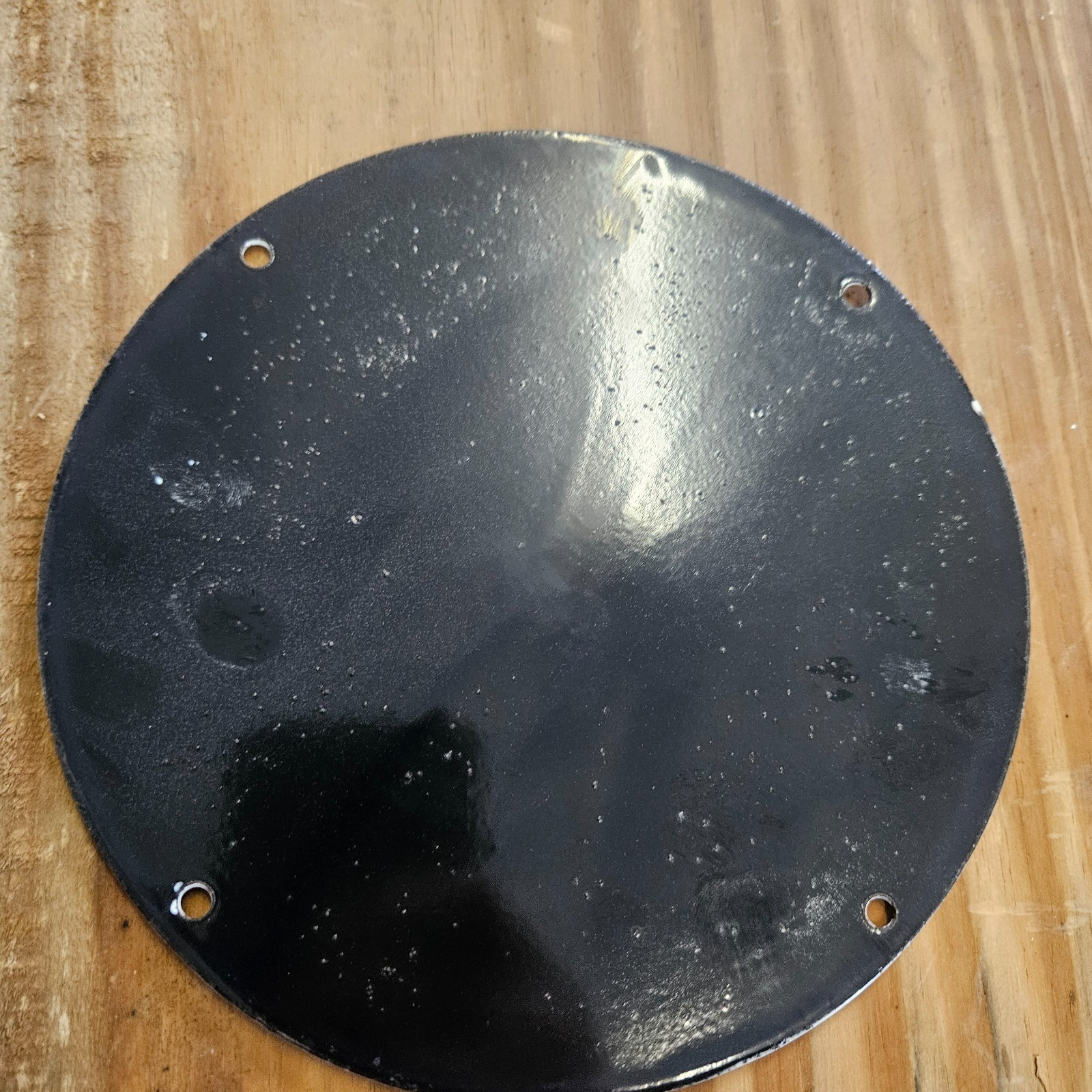 PORCELAIN IN UP GIRL MODEL GAS & OIL STATION PUMP PLATE GARAGE MAN CAVE SIGN