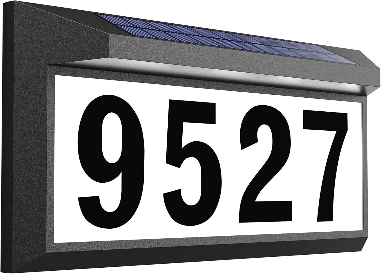 Energy-Saving Solar Address Number Sign with Easy Installation and Templates