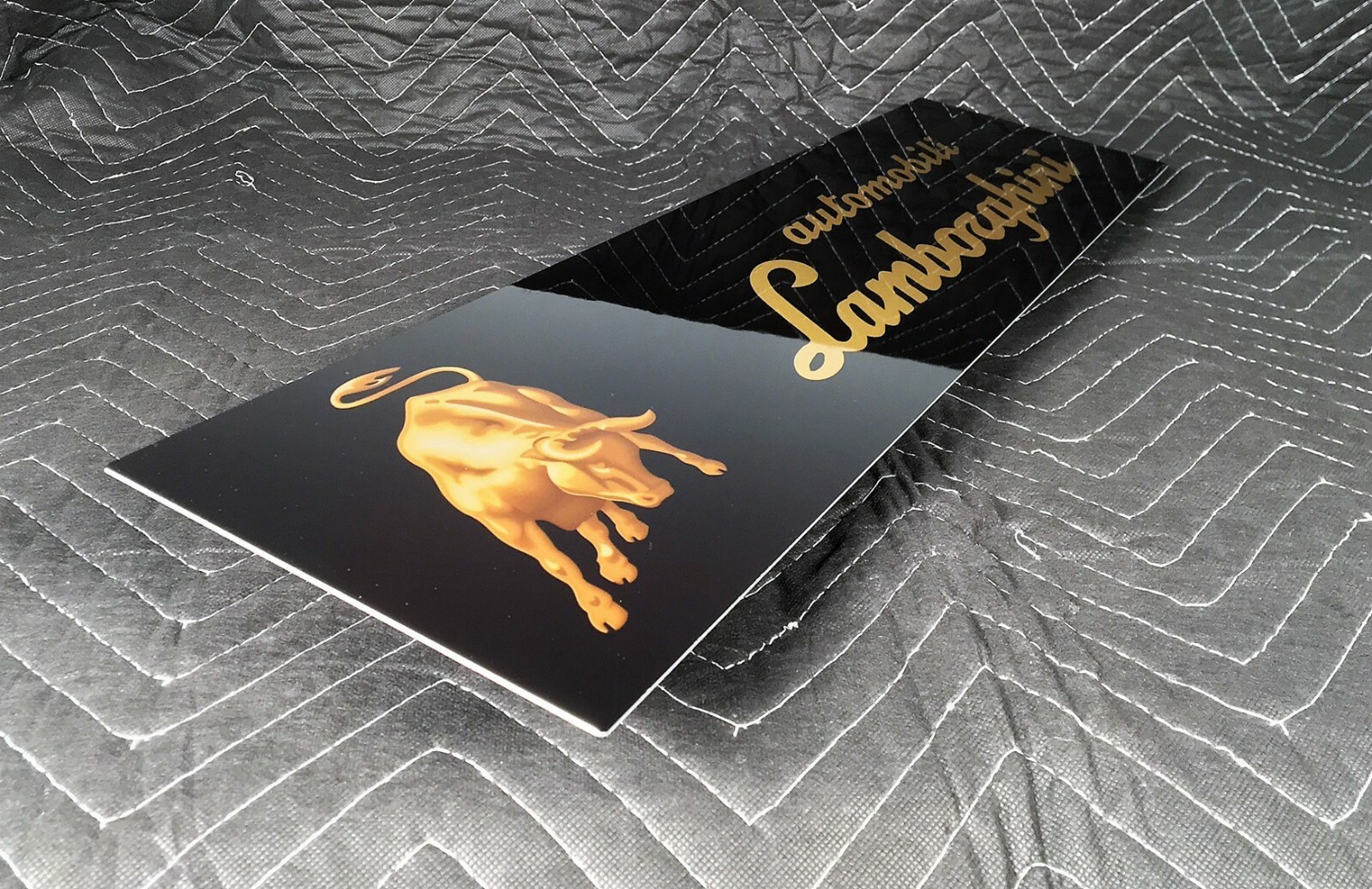 Lamborghini Automobilia Metal Sign, Banner Style