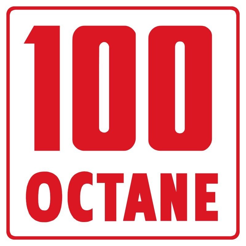 100 OCTANE NEW 28″ Square Sign USA STEEL XL Size 7 lbs