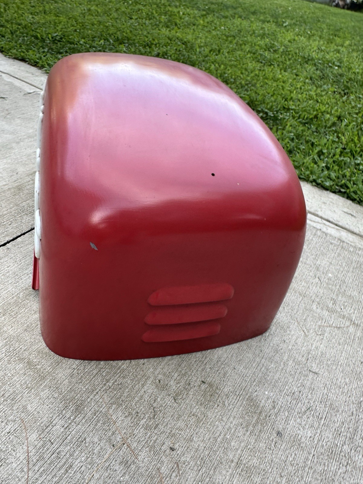 Mobilgas Script Top Wayne Model 80 Martin & Schwartz Gas Pump Top
