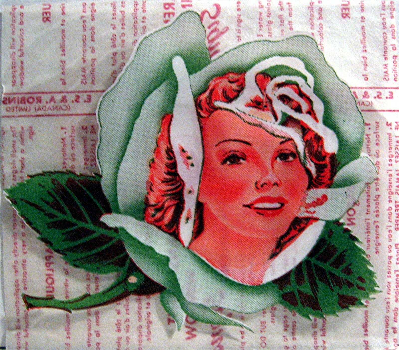 Vintage White Rose Gas Water Transfer Decal Window Store Sign Old Store Stock