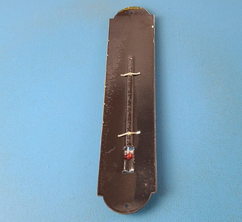 Vintage Peugeot Sign – Service Gas Pump Sign on Porcelain Thermometer