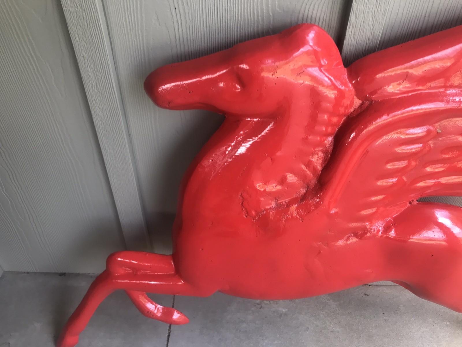 PEGASUS GAS & OIL STATION 3D -GARAGE MAN CAVE BUBBLE SIGN-Mobil?