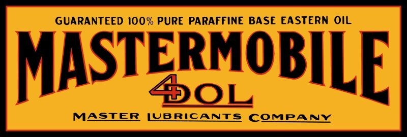 Mastermobile Motor Oil New Metal Sign: Ships Free – 6 x 18″