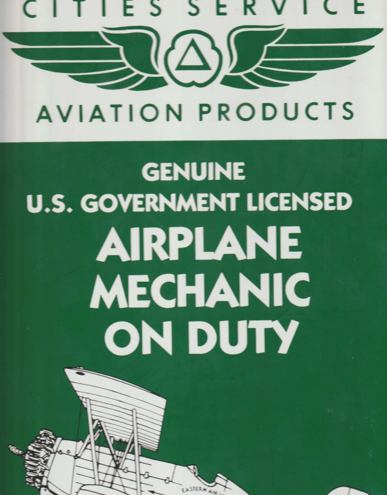 CITIES SERVICE AVIATION PRODUCTS SIGN VINTAGE SIGNS