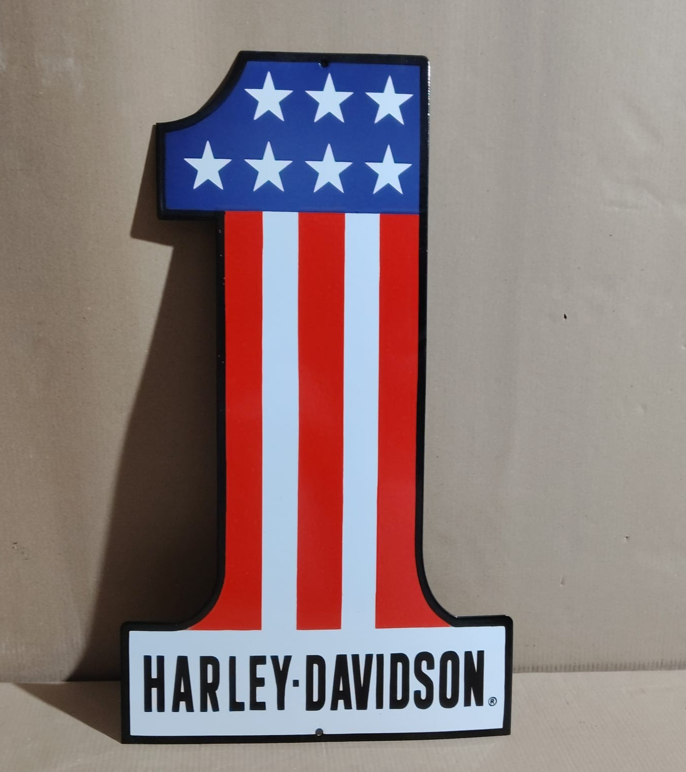 Harley Davidson Porcelain Enamel Sign 30 x 17.5 Inches 1 Sided