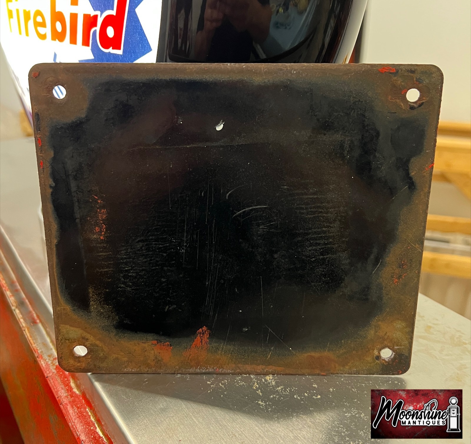 Original 1940’s CONTAINS LEAD Porcelain Gas Pump Sign – Gas & Oil