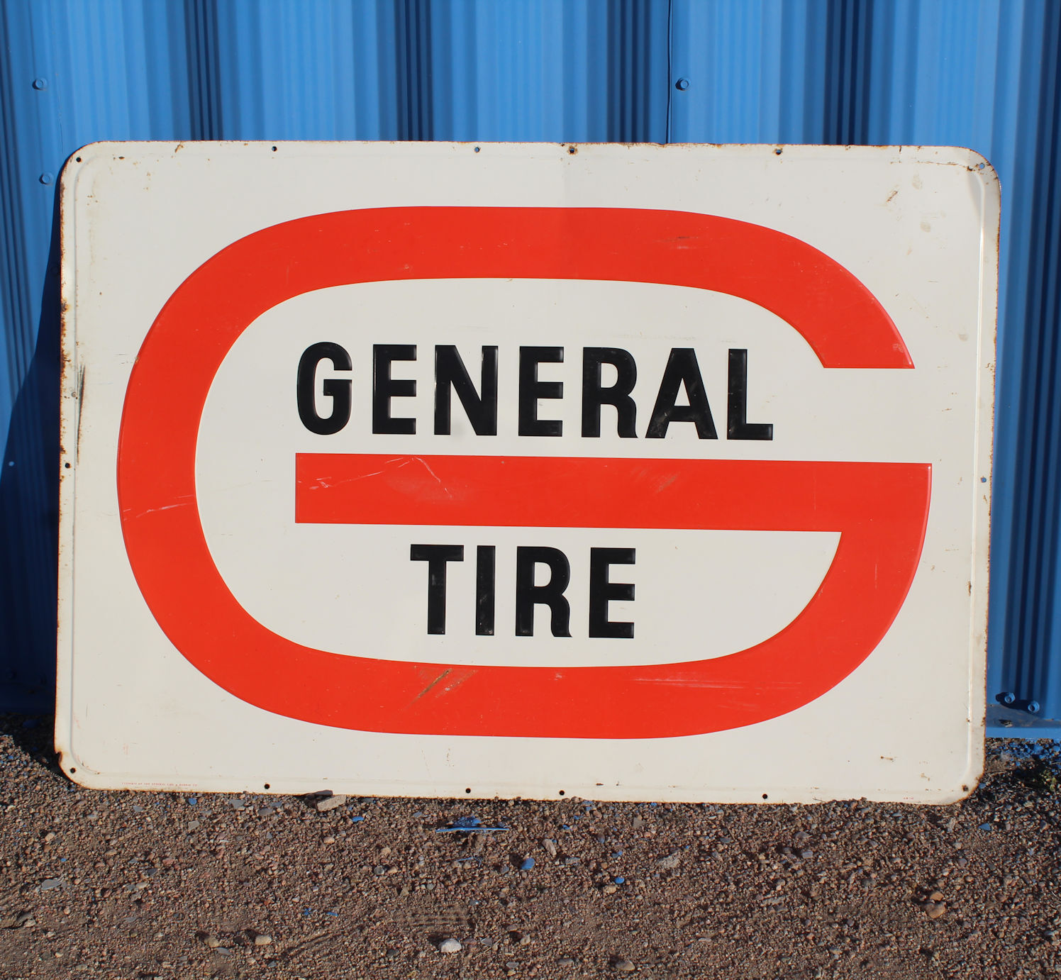 Tin Metal Advetising Sign – General Tire