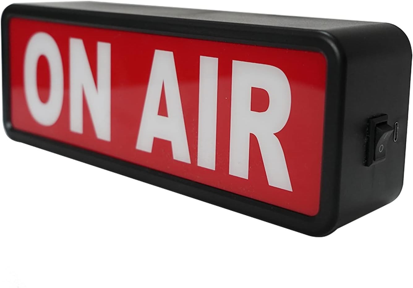 Modern Battery-Powered ON AIR LED Sign – Perfect for Streamers & Influencers