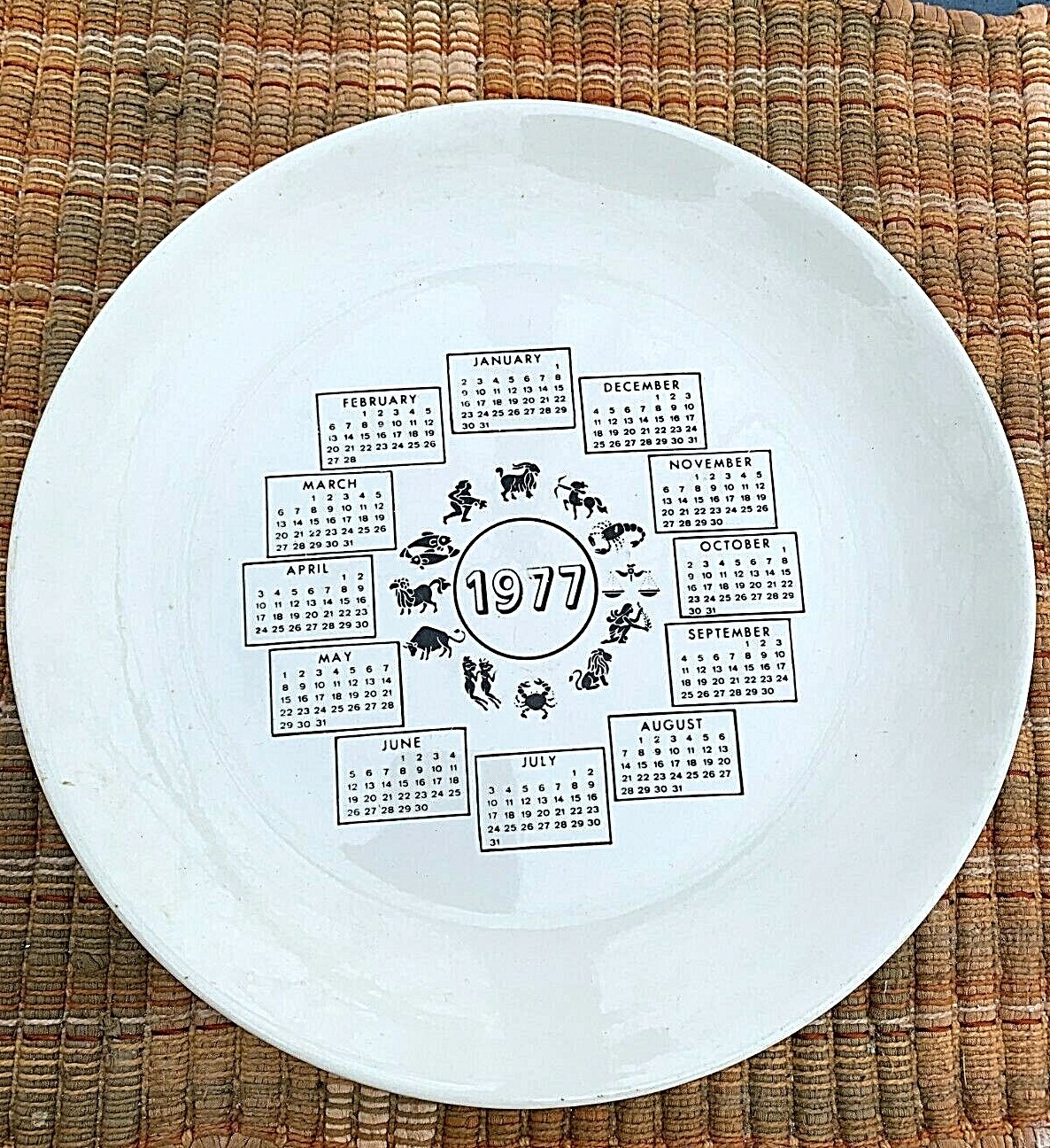 Vintage Chamberlin South Dakota Roxworthy Jewelers 1977 Advertising Plate
