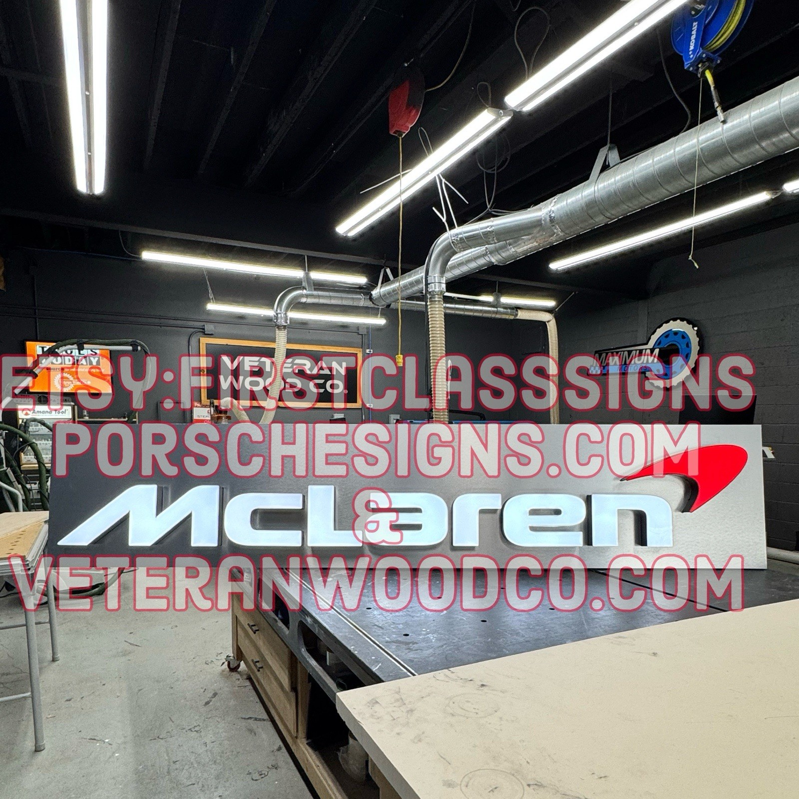 McLaren Dealership Style Sign, 12ft