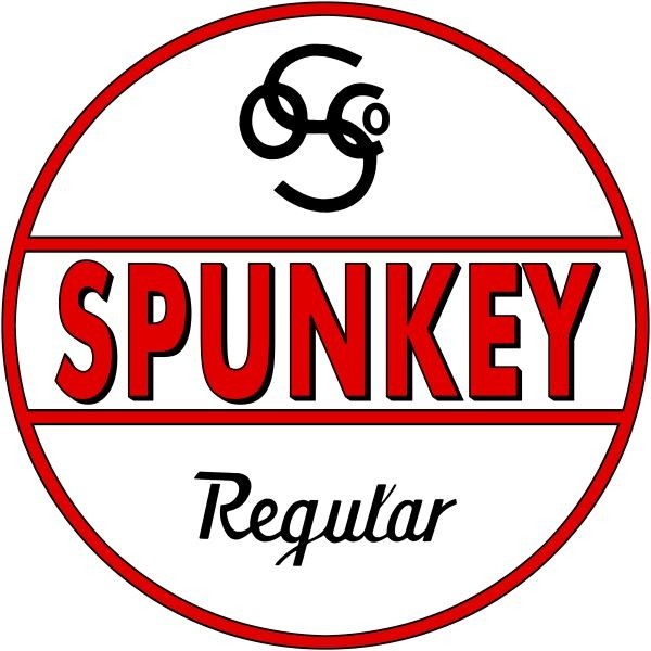 Spunkey Regular Gasoline Service Station Look NEW METAL SIGN: 12″ Dia. Round