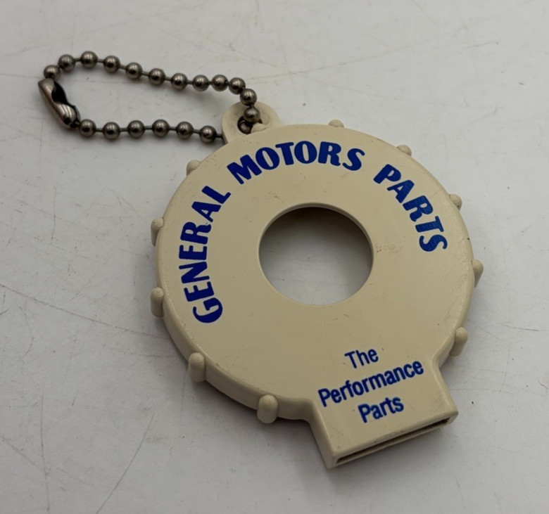 VTG GM General Motors Parts Advertising Keychain Bottle Opener Performance Parts