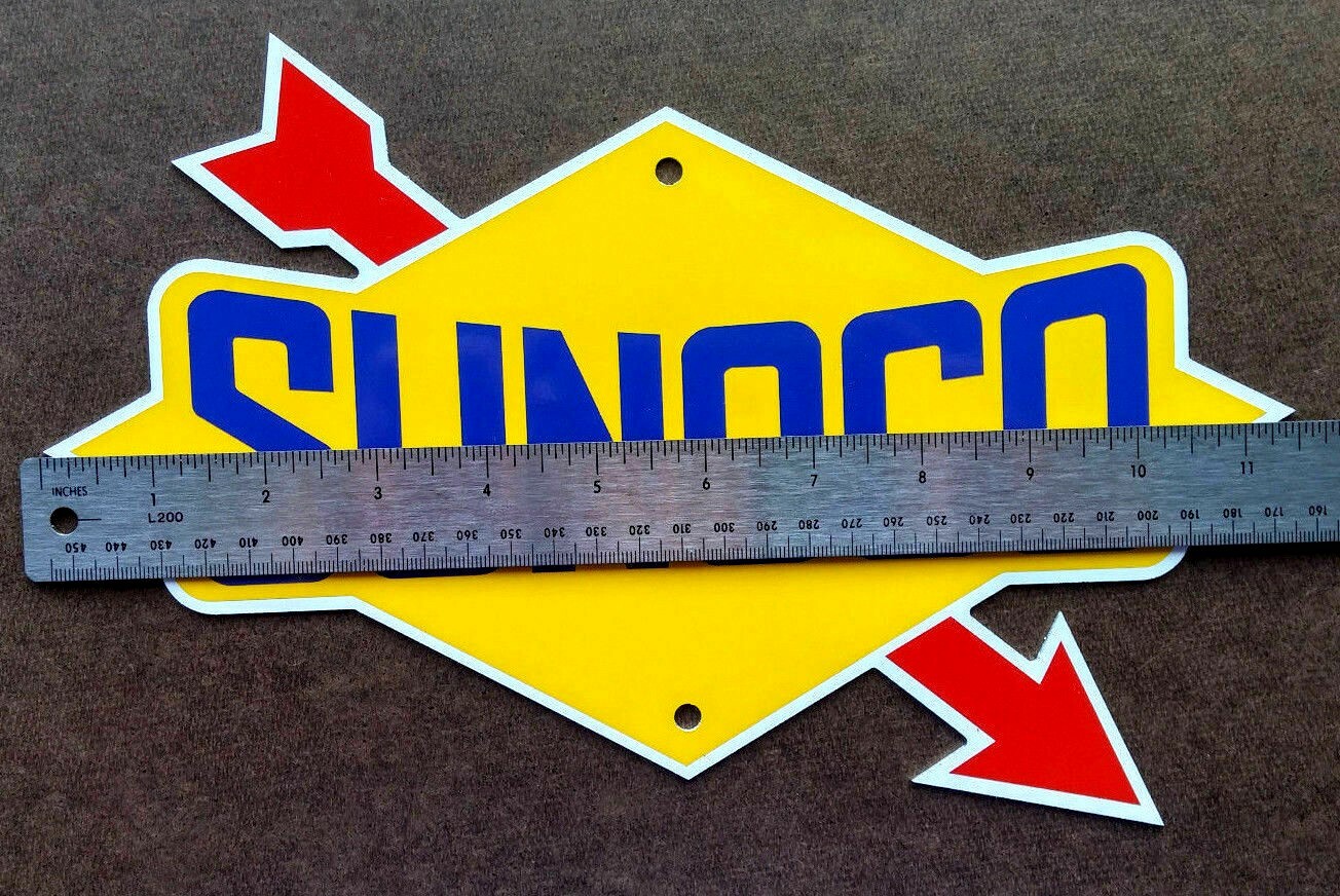 SUNOCO SIGN – Garage Decor – NASCAR – Racing Logo – Automobilia – Petrolania
