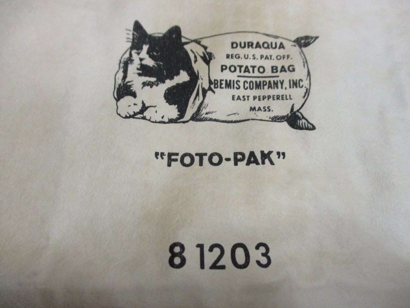 DIXIE BRAND – 5 Pound – Empty Paper POTATO SACK / BAG / PACKAGE – LOXLEY ALABAMA
