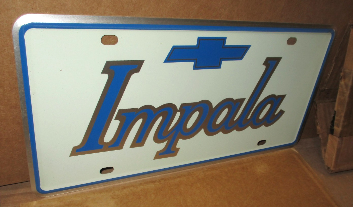 CHEVY Chevrolet – ORIGINAL BOWTIE 9 TAG Full Dealer Set IN BOX for New Car 1980s