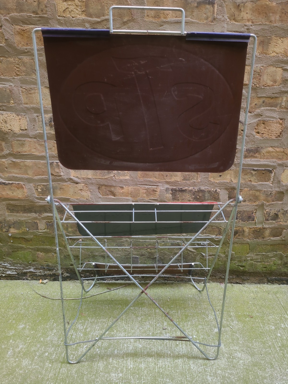 Vintage STP oil can display Rack Gas & Oil
