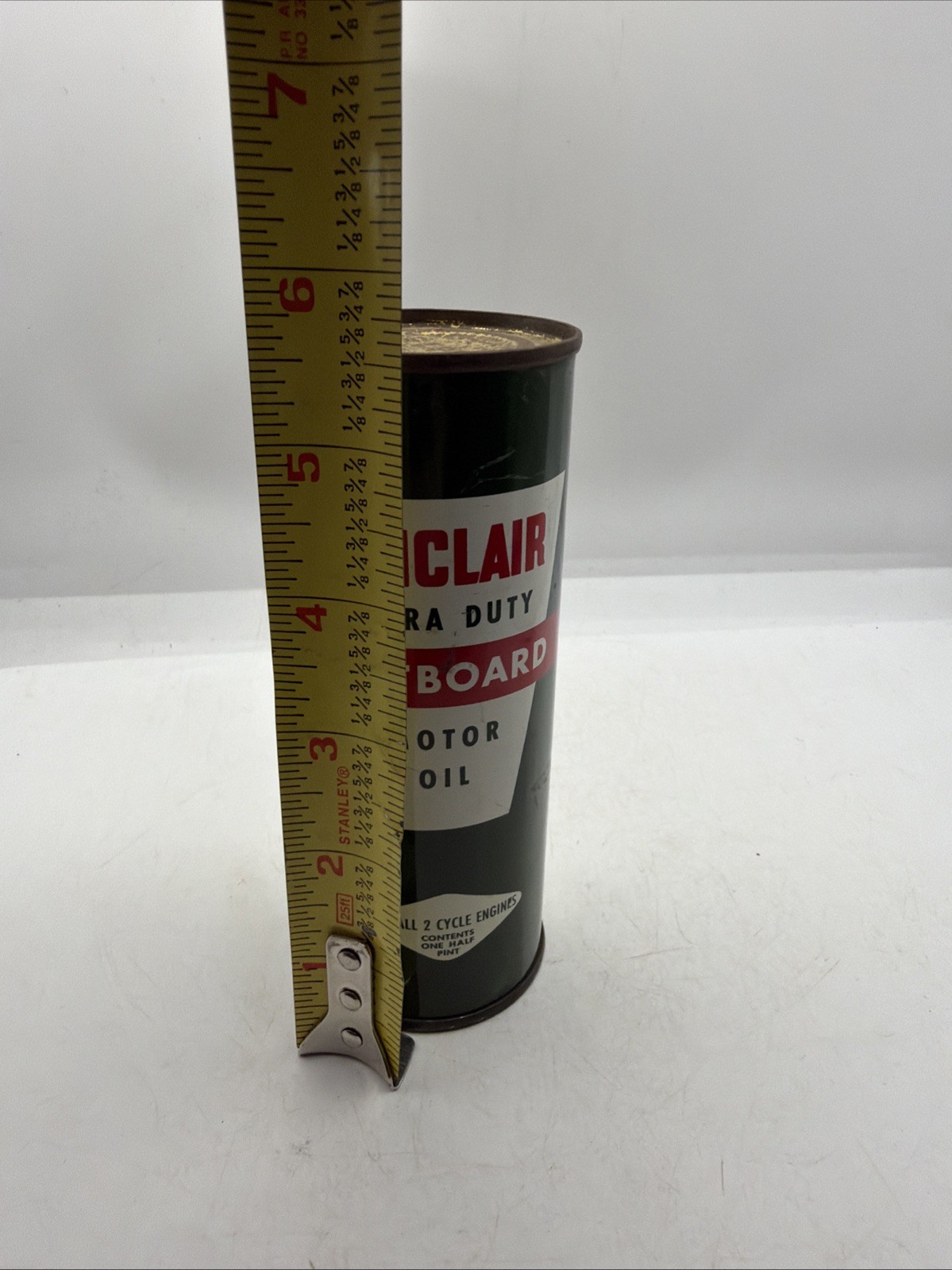 Vintage Sinclair Motor Oil Outboard Marina SEALED GAS OIL SIGN